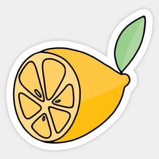 Lemon Half Sticker